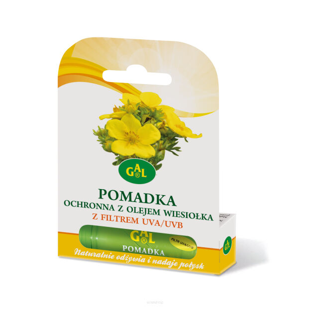 Pomadka ochronna z olejem wiesiołka z filtrem UVA/UVB 4,3g