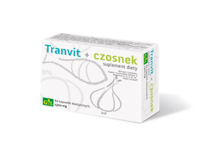 Tranvit + czosnek 1300 mg 80 kaps.