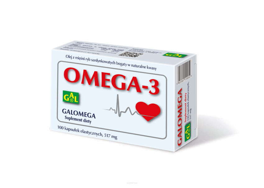 Galomega 517 mg 100 kaps.